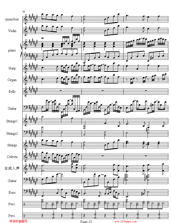 流莺的归属-哈迪钢琴曲谱（图23）