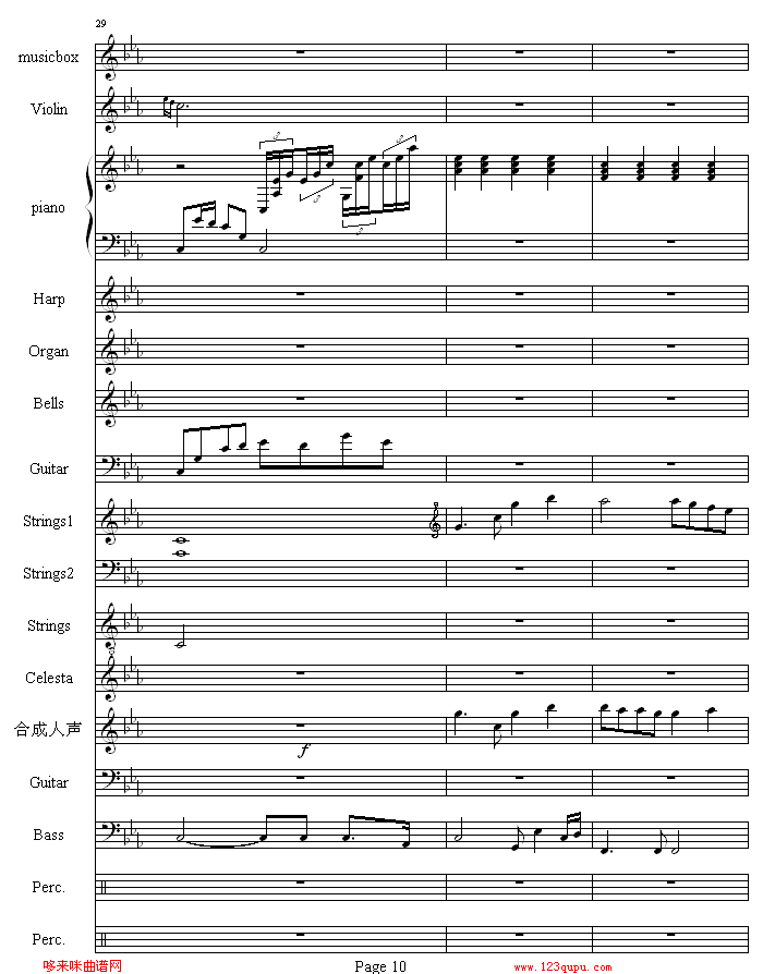 流莺的归属-哈迪钢琴曲谱（图10）