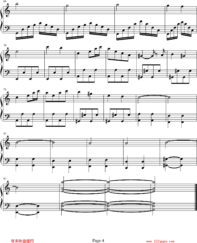 chariot-miyu.u钢琴曲谱（图4）