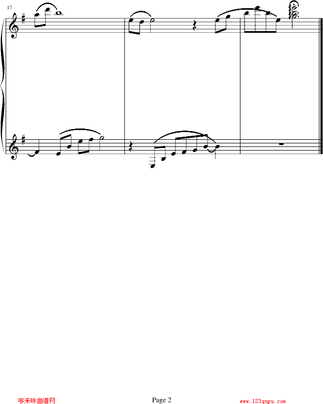 傷痕-緈諨钢琴曲谱（图2）