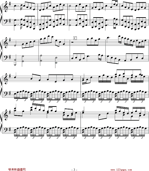杜甫-归雁-nkhun钢琴曲谱（图3）