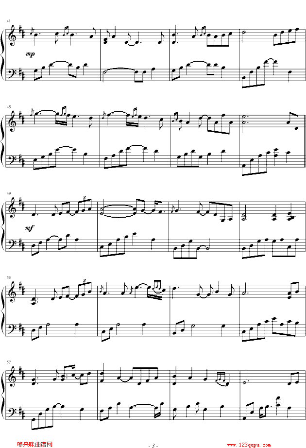 Night Blossom-Paul Machlis钢琴曲谱（图3）