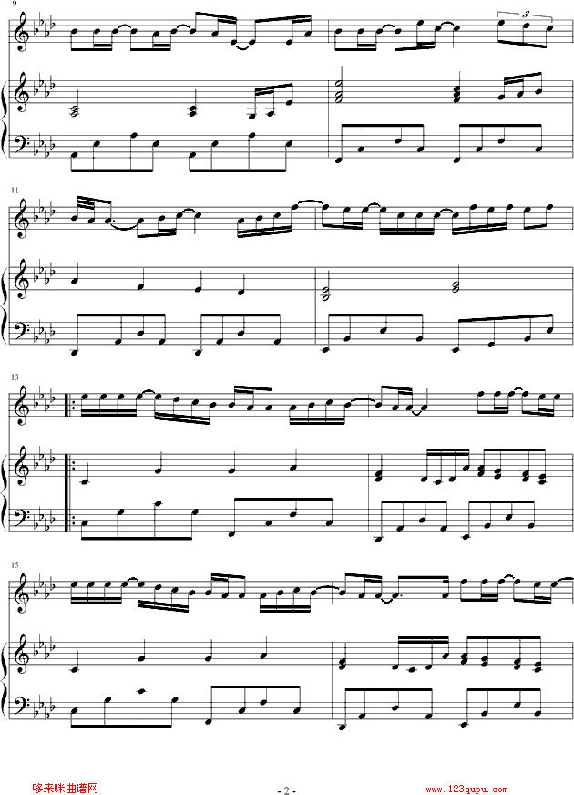 一把伞-183club钢琴曲谱（图2）