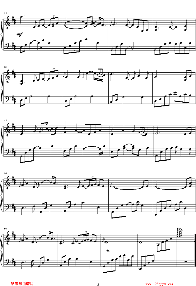 Night Blossom-Paul Machlis钢琴曲谱（图5）