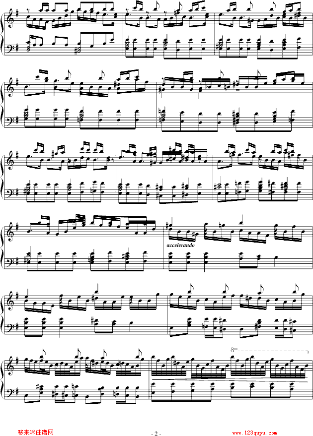 黎明前奏曲-帆雯钢琴曲谱（图2）