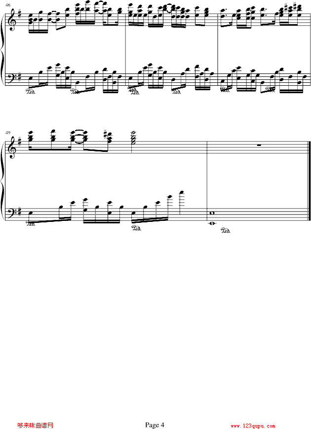交错的弦-.伊dên钢琴曲谱（图4）