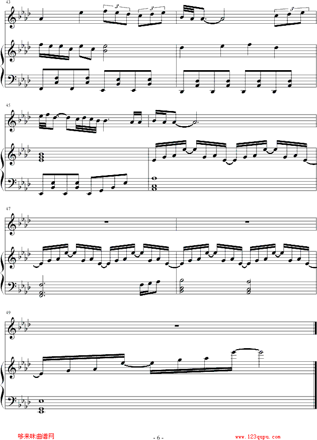 一把伞-183club钢琴曲谱（图6）