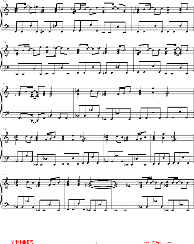 世上唯一的花-女子十二乐坊钢琴曲谱（图3）