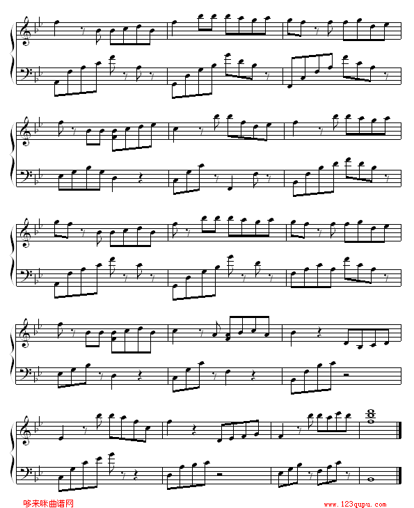 风筝与风-Twins钢琴曲谱（图4）
