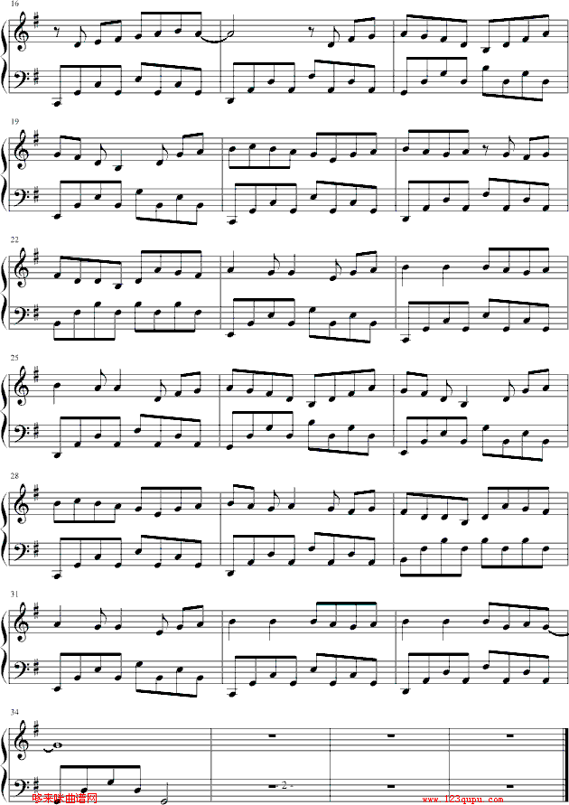 觸電-S.H.E钢琴曲谱（图2）