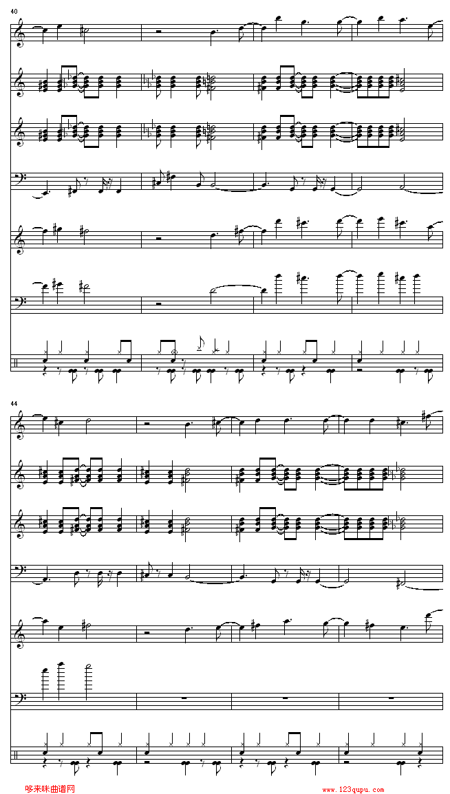 LYDIA总谱-飞儿乐团钢琴曲谱（图4）