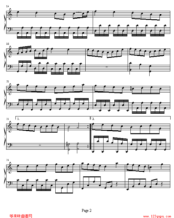 MASS-miyu钢琴曲谱（图2）