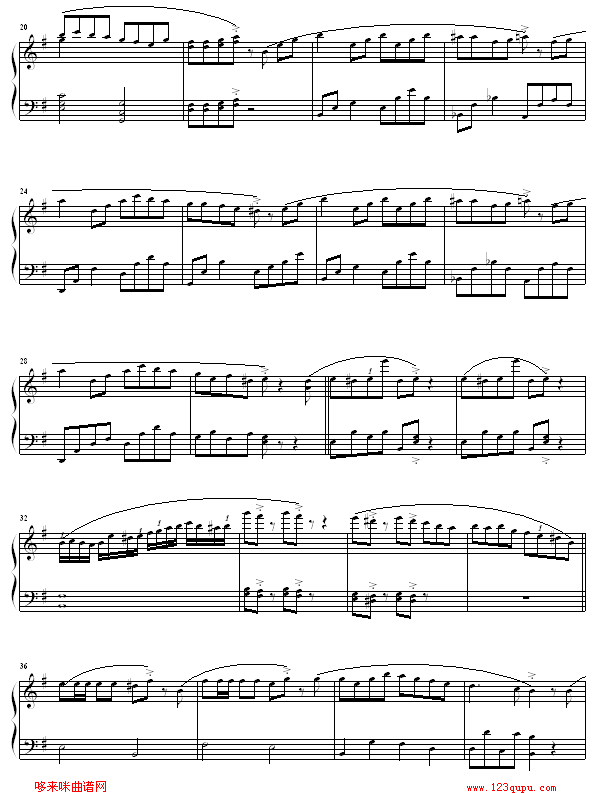 一时无俩-Twins钢琴曲谱（图2）