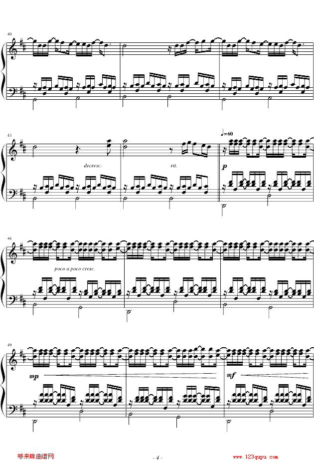 Every Breath You Take-Scala Choir钢琴曲谱（图4）