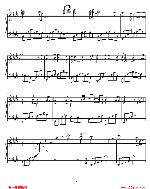 私房话-雅尼钢琴曲谱（图3）