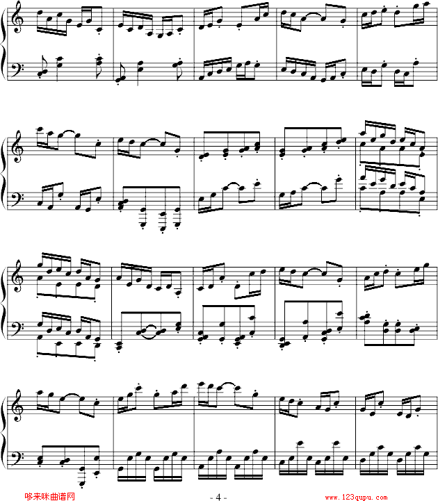 春日-nkhun钢琴曲谱（图4）