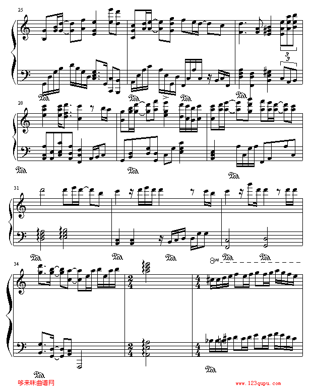我们的爱-演奏版-飞儿乐团钢琴曲谱（图3）