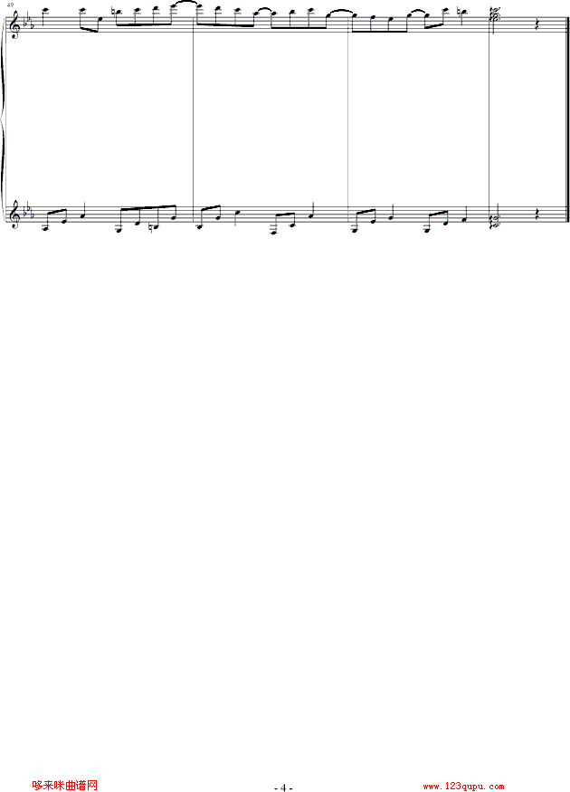 when the love falls-Yiruma钢琴曲谱（图4）