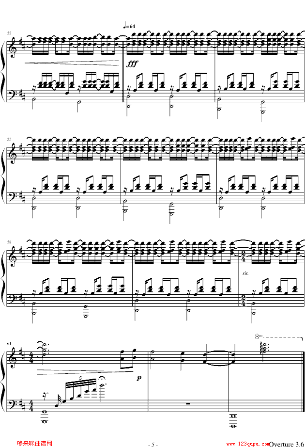 Every Breath You Take-Scala Choir钢琴曲谱（图5）