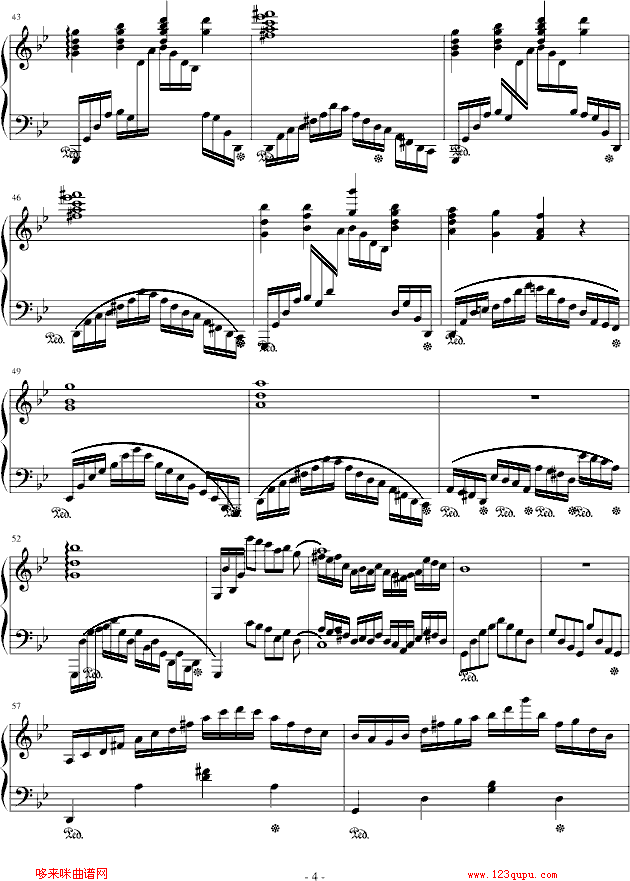 g小调大海叙事曲-欧阳阳.钢琴曲谱（图4）