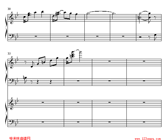 through pain -的插曲钢琴曲谱（图4）