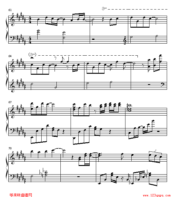 only human 一升的眼泪主题曲-韩日剧钢琴曲谱（图6）
