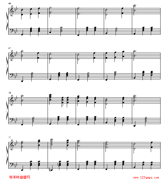 Edel Weiss-音乐之声钢琴曲谱（图3）