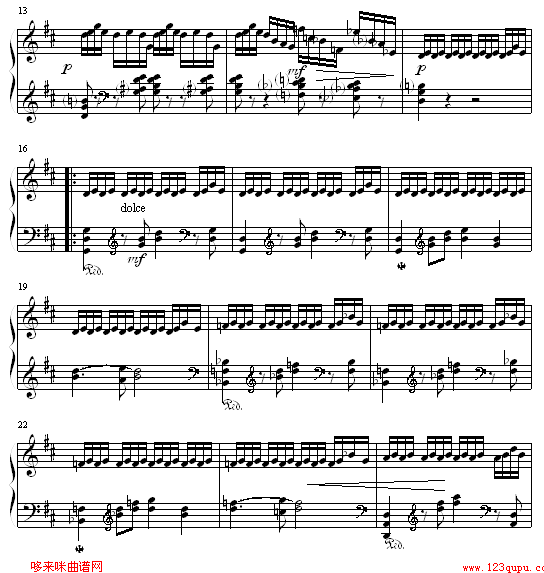 珊瑚舞钢琴曲谱（图2）