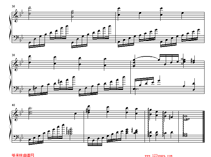 辛德勒的名单-何爱媛-约翰.威廉斯钢琴曲谱（图4）