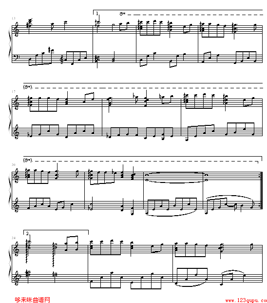 千与千寻主题曲-千与千寻钢琴曲谱（图2）
