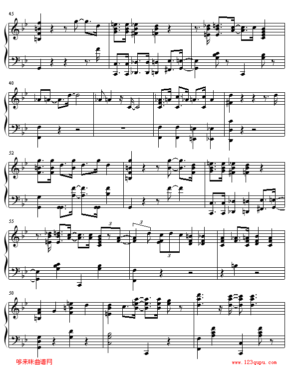 blackfirst-海上钢琴师钢琴曲谱（图4）