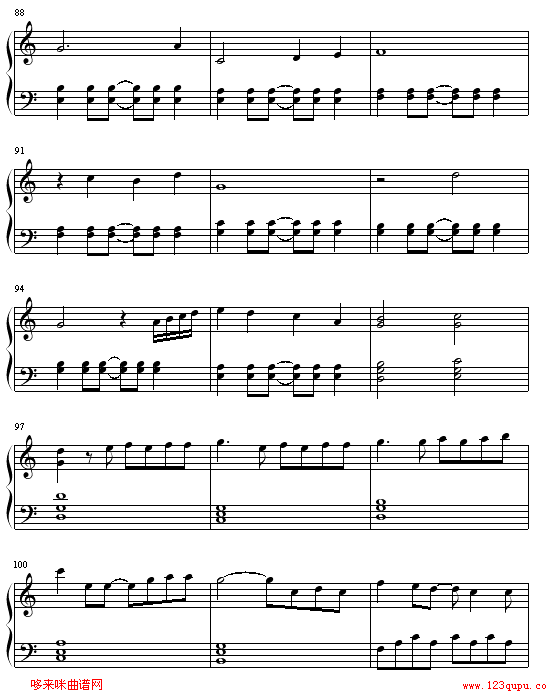 猫的报恩钢琴曲谱（图7）