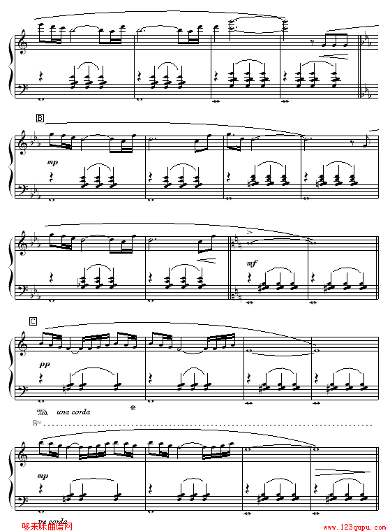 A Summers Day-久石让钢琴曲谱（图2）