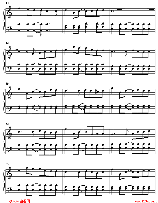 猫的报恩钢琴曲谱（图4）