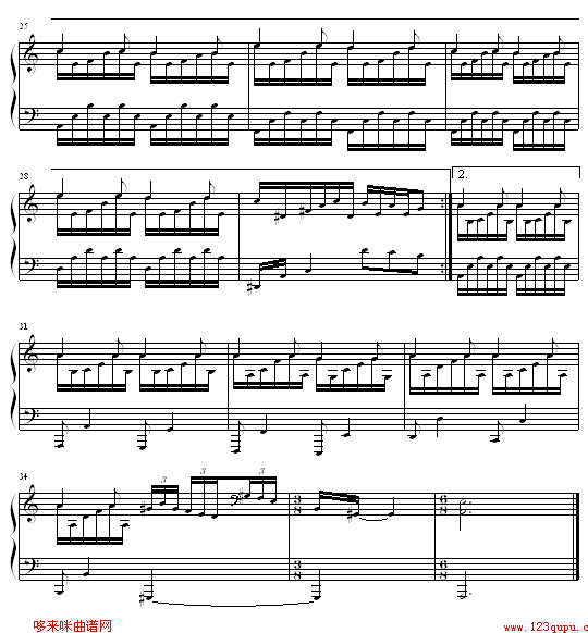 短歌-大长今钢琴曲谱（图3）