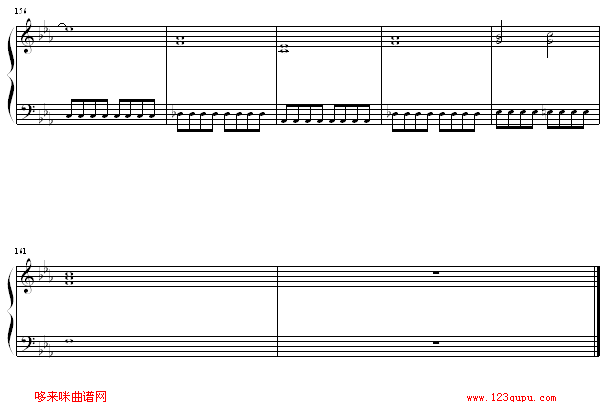 my will-犬夜叉钢琴曲谱（图7）