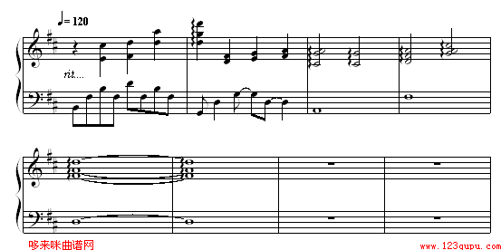 真爱-王子变青蛙片尾曲钢琴曲谱（图6）