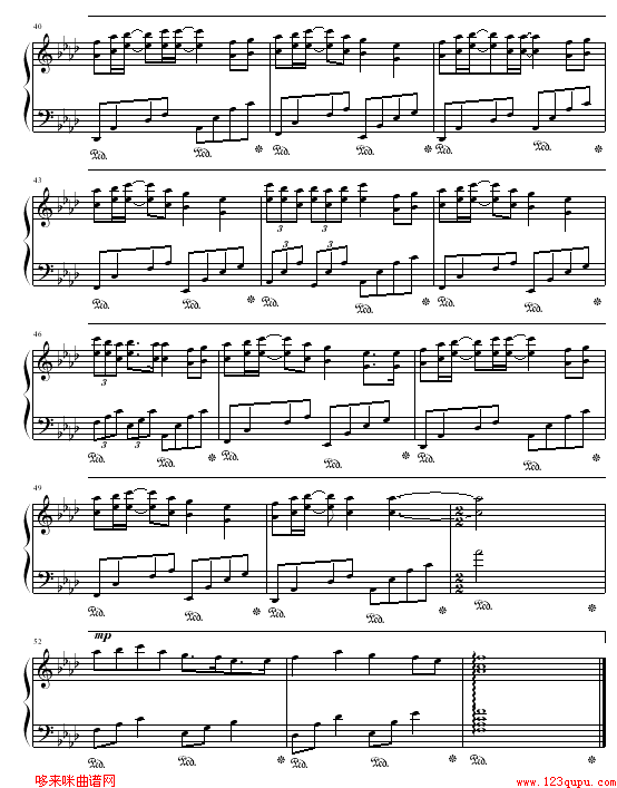 神话 (成龙,金喜善)钢琴曲谱（图4）
