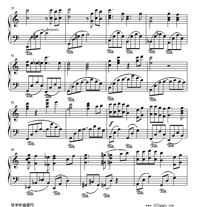 千与千寻片首曲-千与千寻钢琴曲谱（图5）