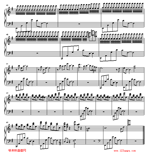 第六号车站-千与千寻钢琴曲谱（图2）