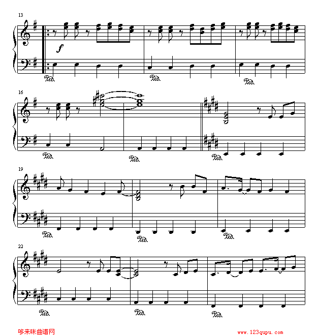 律动的旋律-《高达W》主题曲-游戏钢琴曲谱（图2）