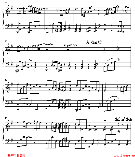 MY MEMORY-冬季恋歌钢琴曲谱（图3）