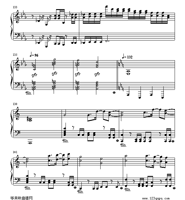 魂斗罗-游戏钢琴曲谱（图10）