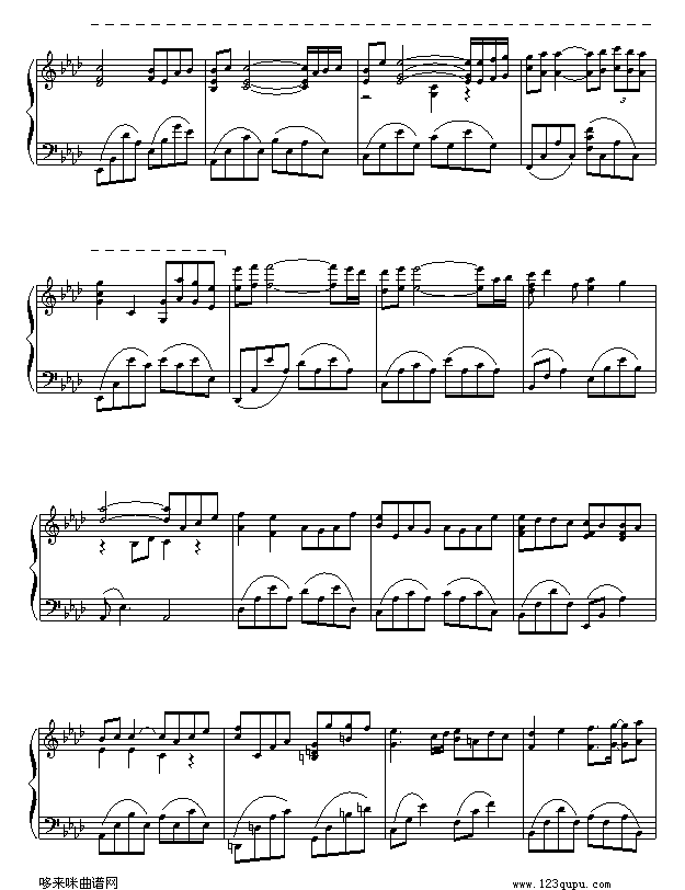 Kiss the Rain-韩剧《夏日香气》背景音乐钢琴曲谱（图3）