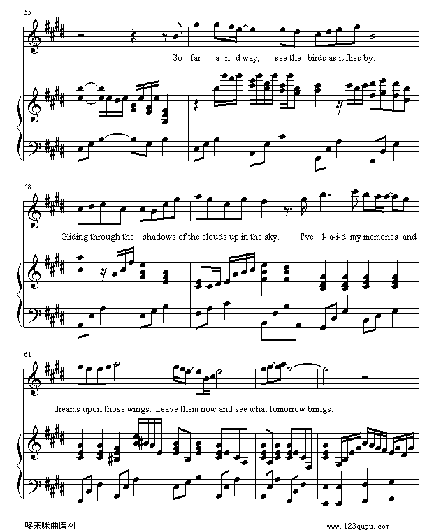 最终幻想主题曲-游戏钢琴曲谱（图7）