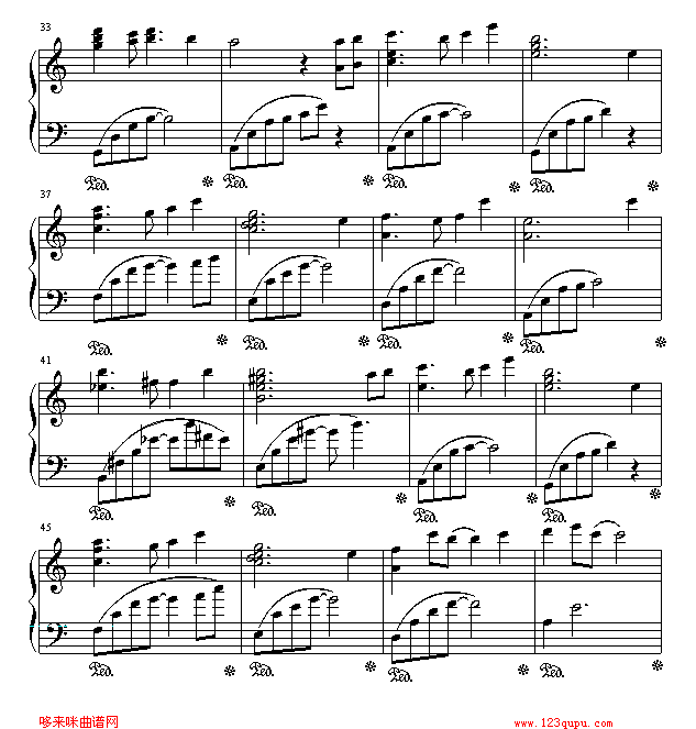 天空之城主题曲-fallingstar-版本二钢琴曲谱（图3）