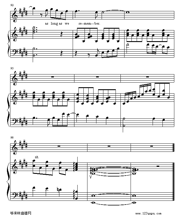最终幻想主题曲-游戏钢琴曲谱（图11）
