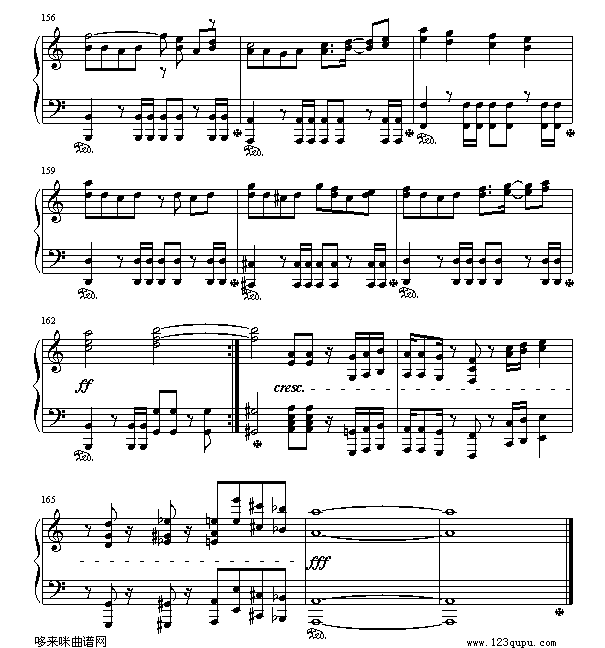 魂斗罗-游戏钢琴曲谱（图12）