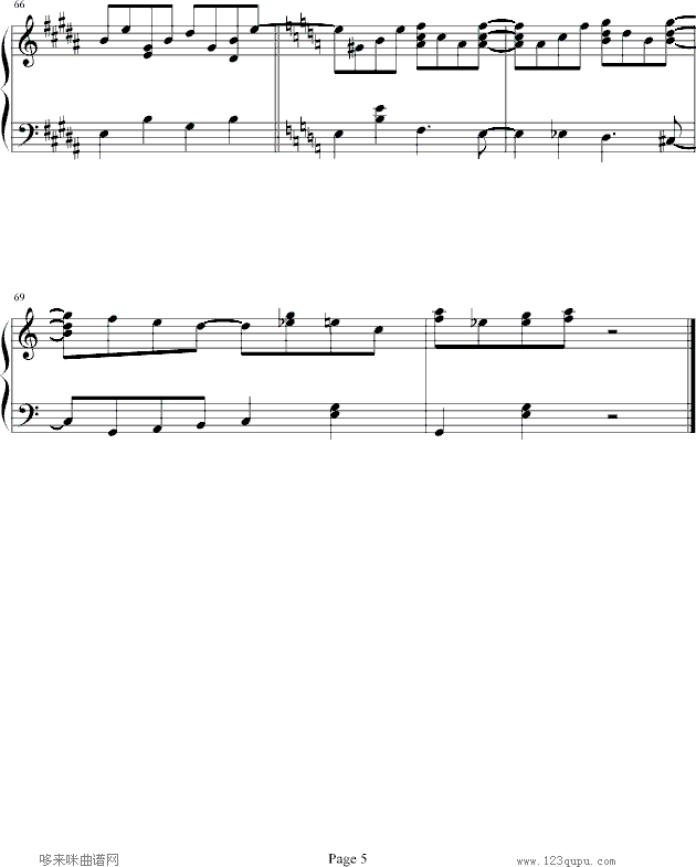 Slide Show-植松伸夫钢琴曲谱（图5）