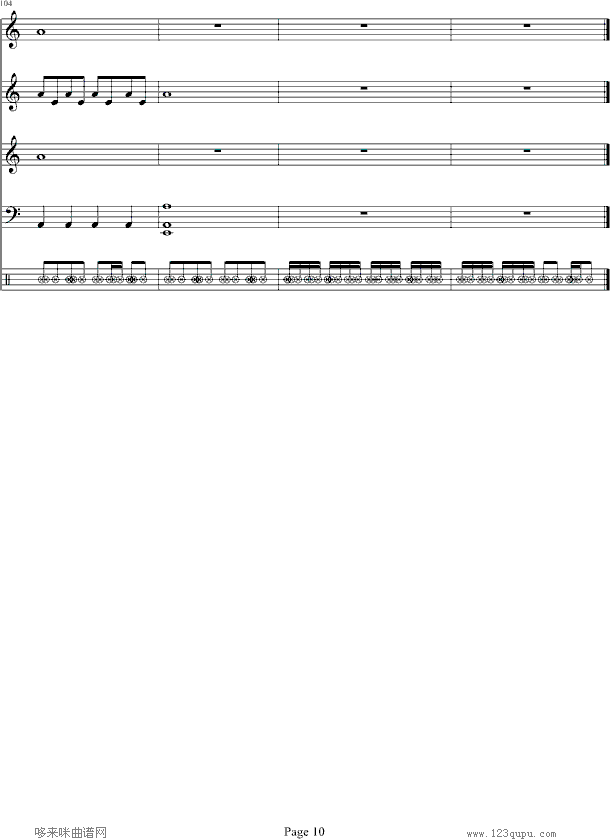 高达-凤鸣版-Gundam Seed钢琴曲谱（图4）